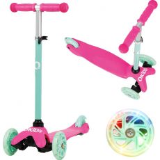 Самокат трехколесный QKIDS Lumis turquoise